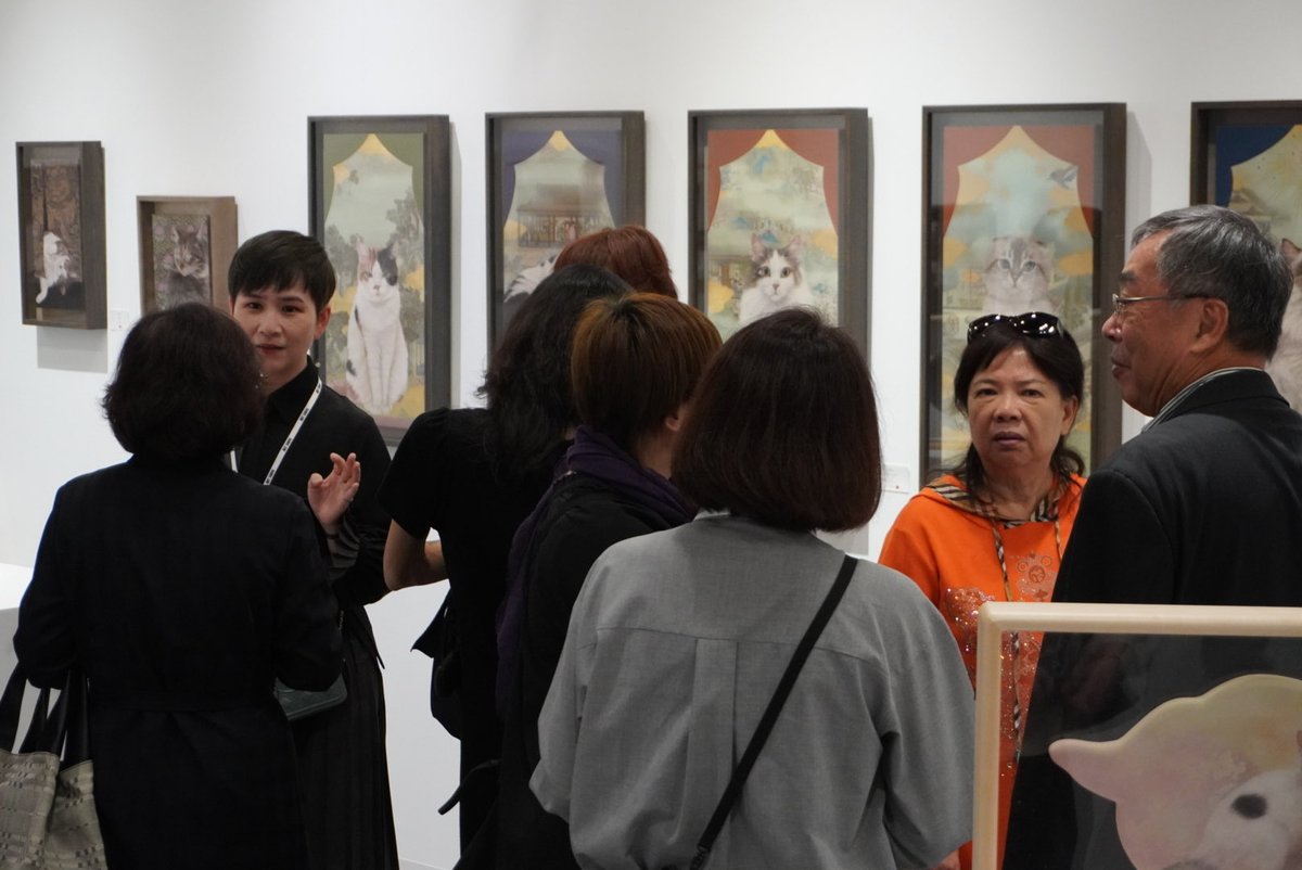 chiakiaojc's tweet photo. アート台北来てます。参加中!
I’m at Art Taipei now! Excited to meet so many wonderful people
我現在在藝術台北!很高興遇見這麼多出色的人和精彩的藝術。
#ArtTaipei #TaipeiArtFair #秋華洞 #Shukado #GALLERYSCENA #JapaneseArt #ArtCollector #TaiwanArtScene https://t.co/zgJ8FBWb4s