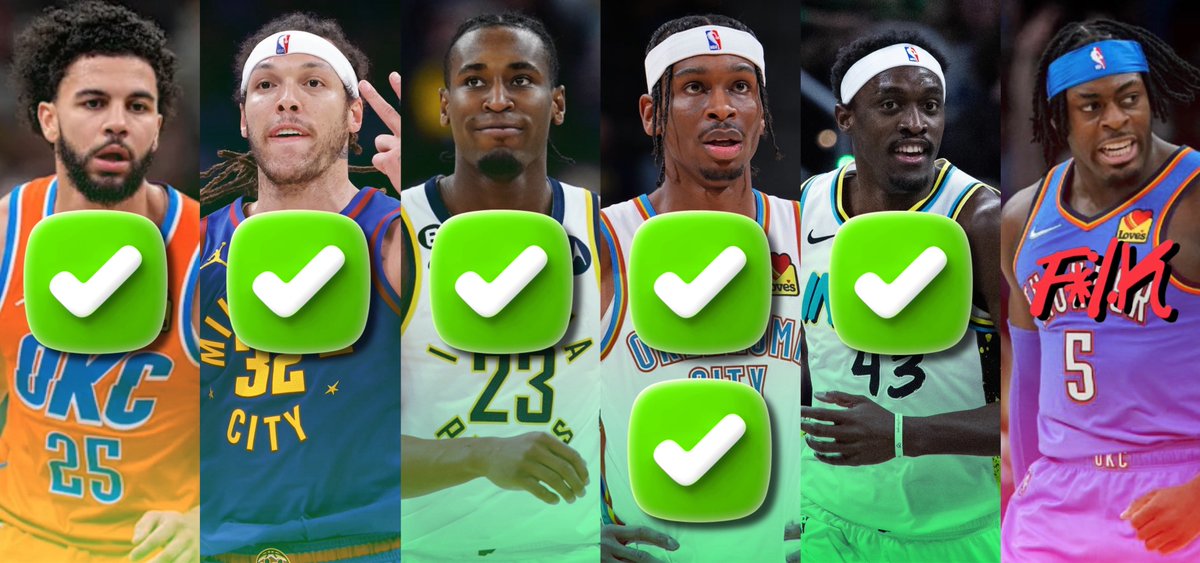 $50 TO 2 PEOPLE WHO LIKE 💚⬇️

SOOO CLOSE to the SWEEP 🧹💔

Ajay Mitchell u1.5 3PM ✅
Aaron Gordon o4.5 Rebs ✅
Aaron Nesmith o5.5 RA ✅
SGA o1.5 3PM ✅
SGA u6.5 Asts ✅
Pascal Siakam o4.5 1Q Pts ✅
Luguentz Dort u4.5 Rebs ❌

We're back baby.