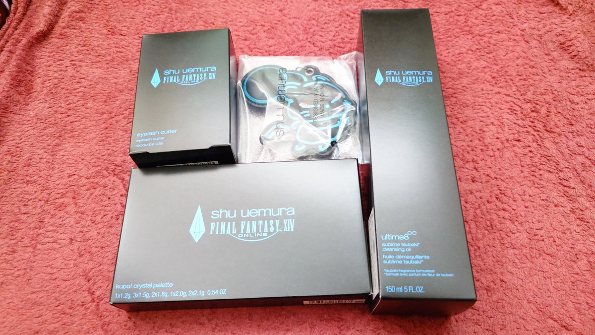 shu uemura x FF14 オリジナル モーグリ キーリング 店舗限定