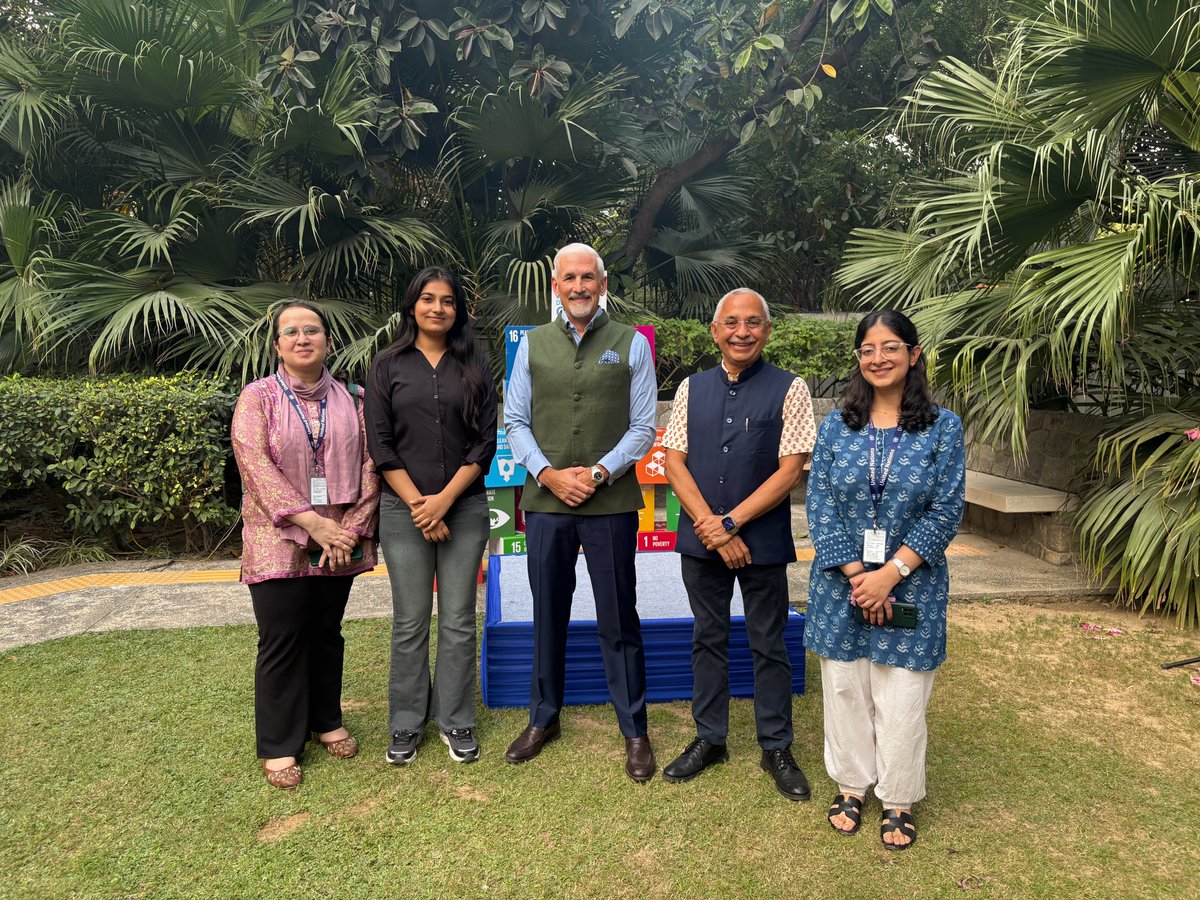 For 80 years, the United Nations has stood for peace, human dignity, and cooperation among nations. Team IOM India joined the #UN@80 celebrations at the UN House alongside <a href="/ShombiSharp/">Shombi Sharp</a> and our UN family reaffirming our shared mission to leave no one behind. #UNDay <a href="/UNinIndia/">United Nations in India</a> <a href="/UN/">United Nations</a>