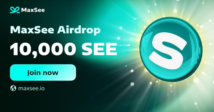 wilsonumunna's tweet photo. 🔥 
@_MAXSEE
 Daily Drop – 50 participants win 10K $SEE each in 48hrs!

💡 Requirements:
 1️⃣ Retweet &amp; Like
 2️⃣ Register &amp; Sign in: https://t.co/N3DrQWjBgO
 3️⃣ Complete social tasks &amp; claim

MaxSee is bringing airdrops back to simplicity! 💫 https://t.co/zfy6sxCN0u