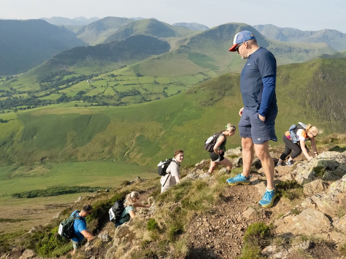 Just a little up… a little down… times ten 😅🥾🏃‍♀️🍰
Who’s counting anyway? Keep putting one foot in front of the other — the promise of cow bells, cheers, and a pint (or two) at The Swinside Inn will pull you through! 🥳
10in10.org.uk