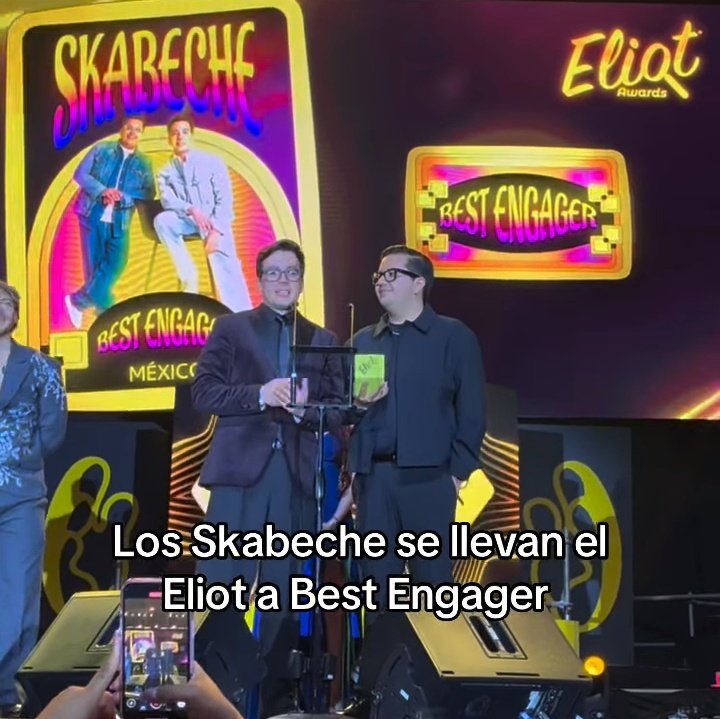 DynamicSKuad's tweet photo. SKABECHE  GANADORES A LA CATEGORÍA BEST ENGAGER EN LOS PREMIOS ELIOT AWARDS 
#eliotawards2025 #eliotawards https://t.co/VCG63ouAdH
