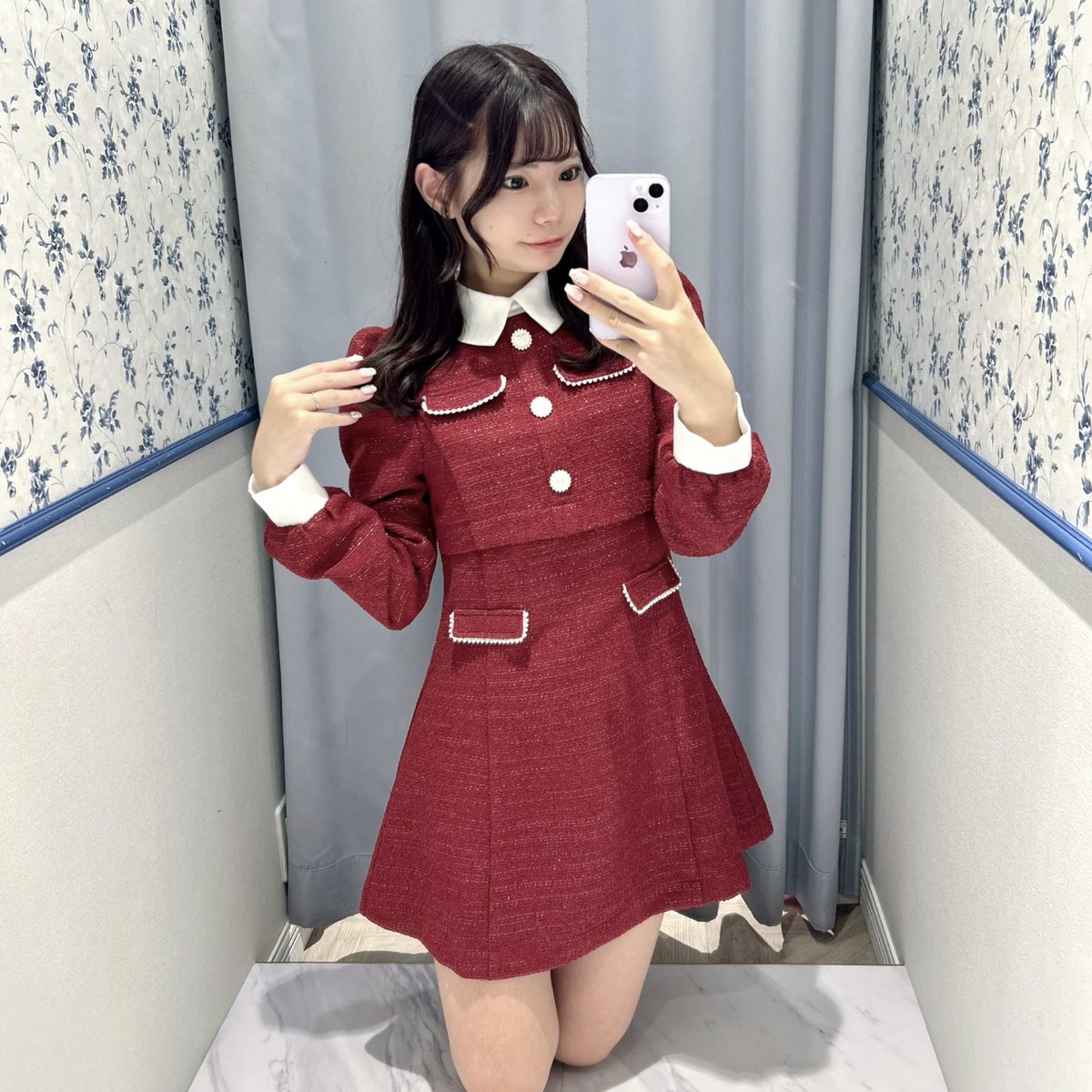 evelyn新宿店❤️ 𝐍𝐞𝐰 𝐀𝐫𝐫𝐢𝐯𝐚𝐥✨️ ♡ ツイードミニフレアOP