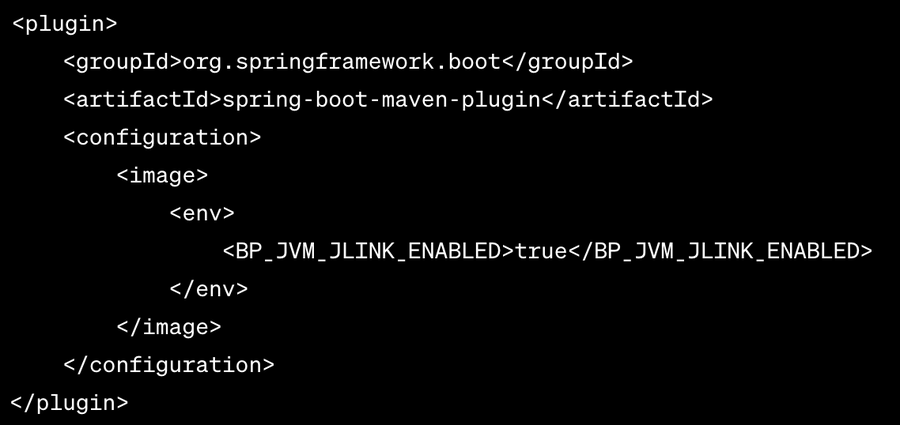mnhocktweets's tweet image. 🚀 Advanced Spring Boot Tip 🚀
Enhance your @springboot container image build with #Jlink! 🔥
Set BP_JVM_JLINK_ENABLED to true in the Spring Boot Maven Plugin, and create more efficient and customized and smaller runtime images.
paketo.io/docs/howto/jav…
#springboot #java