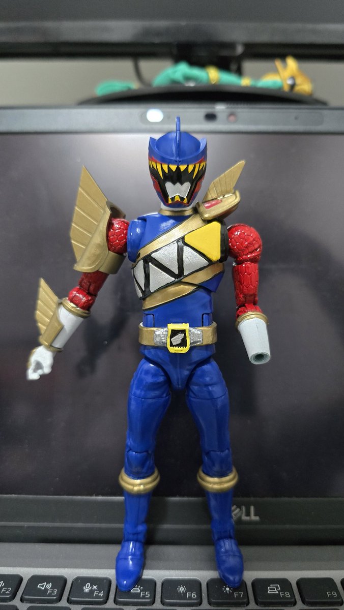 KidMtheman's tweet image. Deathryuger is slowly coming together #LightningCollection #Custom #DarkRanger #Deathryuger  #PowerRangers