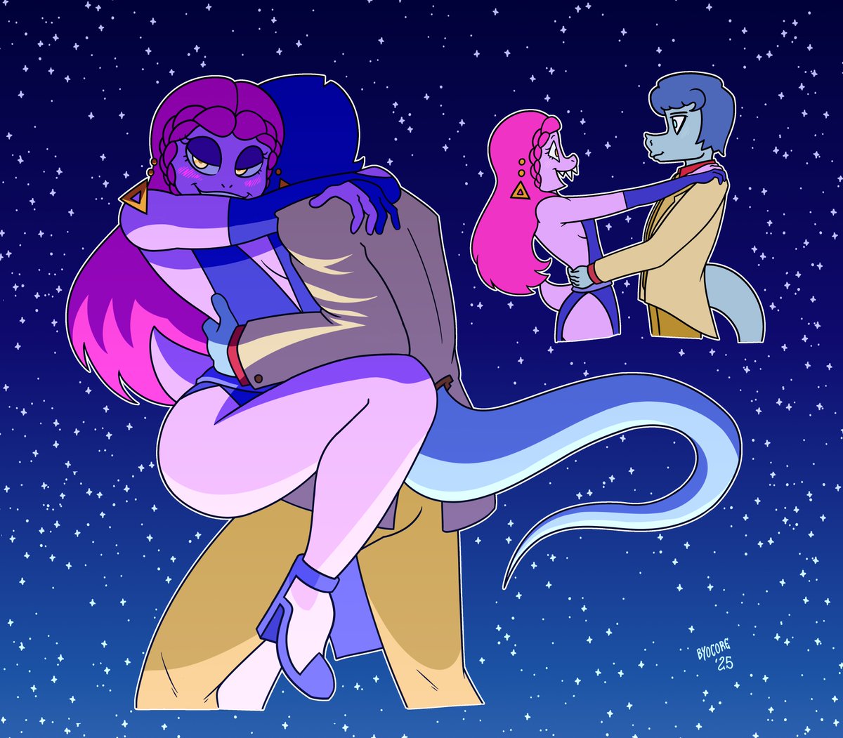 Starry Night🌟 #art #furryart