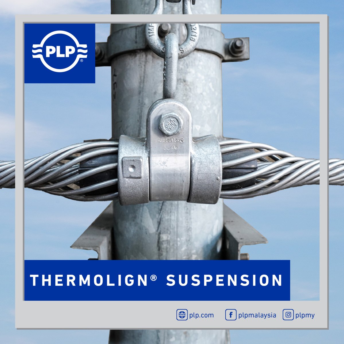 PLPMY1's tweet image. The THERMOLIGN Suspension is specifically designed for applications on aluminum based high temperature conductors that will be operated at continuous temperatures ABOVE 200° C.
#PLPMY #PLPID #PLP #Electric #Manufacturing  #Energy #Transmission #renewlableenergy #electricity