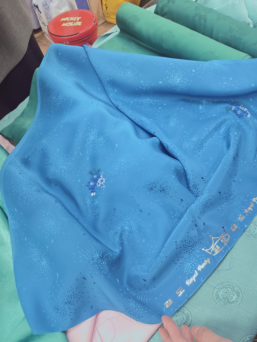 대전 누가 노잼 도시래요..
한복거리 가면 옛날 원단들 주르르륵 두고 계시는데
사진에 안담기는 색상들 미쳤어요 ㅠㅠㅠ
너무 다들 이뻐요 ㅠㅠㅠ