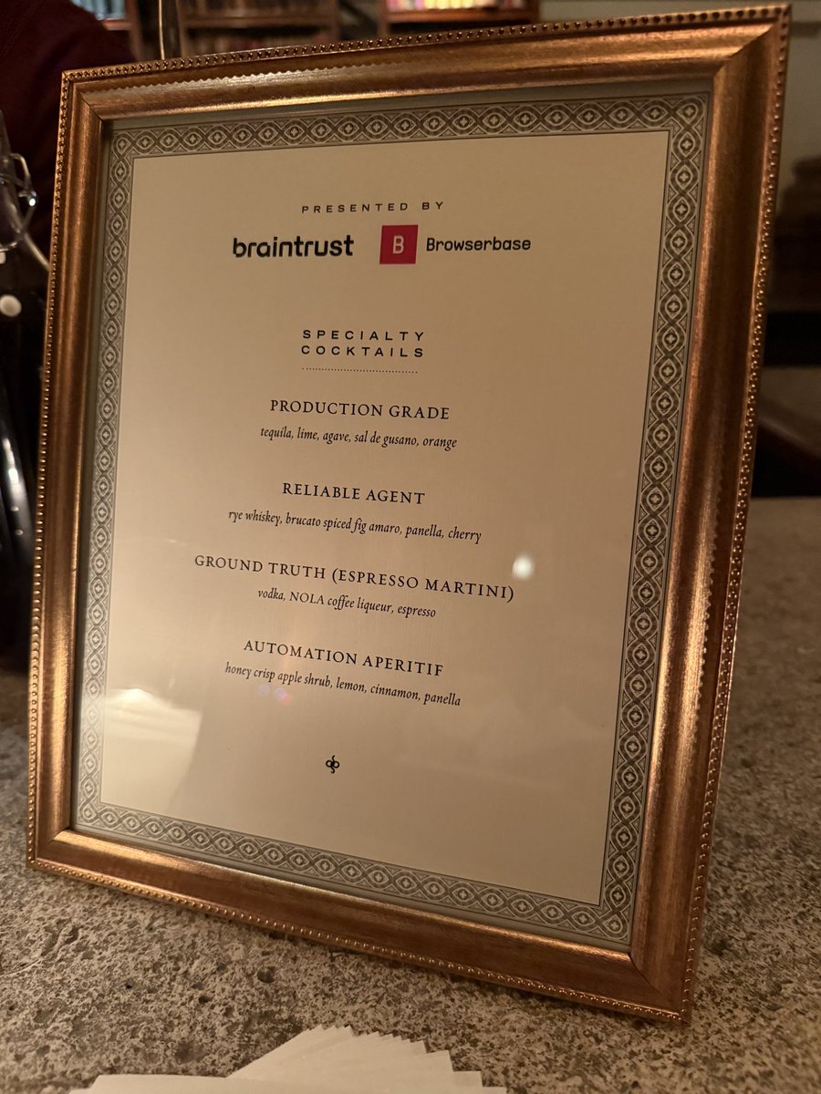 shreythecray's tweet image. Seriously impressed by the event that @browserbase @braintrustdata just put together for the Vercel Ship AI afterparty 👏🏽 such a vibe!!