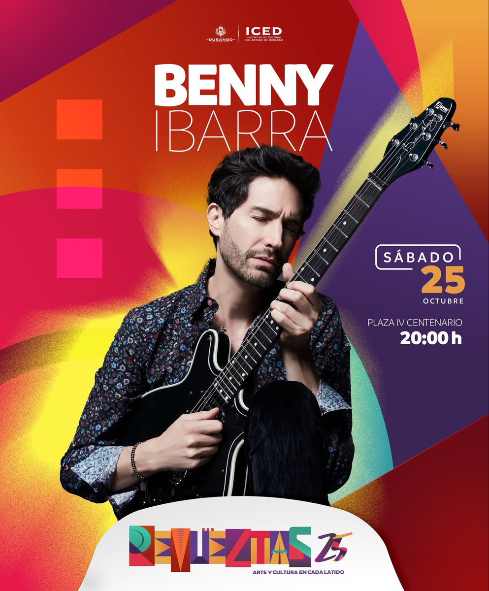 NACER UNA VEZ MÁS 🎼✨.
<a href="/bennyibarra/">Benny Ibarra De Llano</a> 🙌🏻🔥 :). 

🗣️DURANGO. ¿Están listos? 
👉🏻Sábado 25 de Octubre.
Plaza Centenario.
20:00hrs.

No se lo pueden perder.