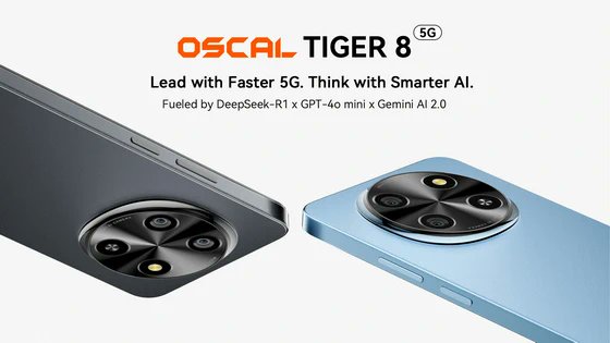 NewChinaGadget's tweet image. New Launch – #OSCAL Tiger 8: Slim, Smart, and Smooth with 120Hz

chinagadgetsreviews.com/new-launch-osc…