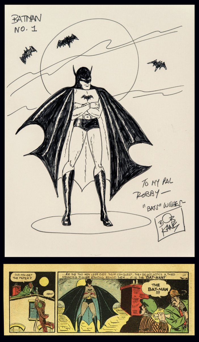 ChudTsankov's tweet image. ✨ BATMAN co-creator Robert Kahn (aka Bob Kane) was born 110 years ago today!
bit.ly/3BYfqR0
#Batman #BobKane #DCcomics #Robin #ComicBook