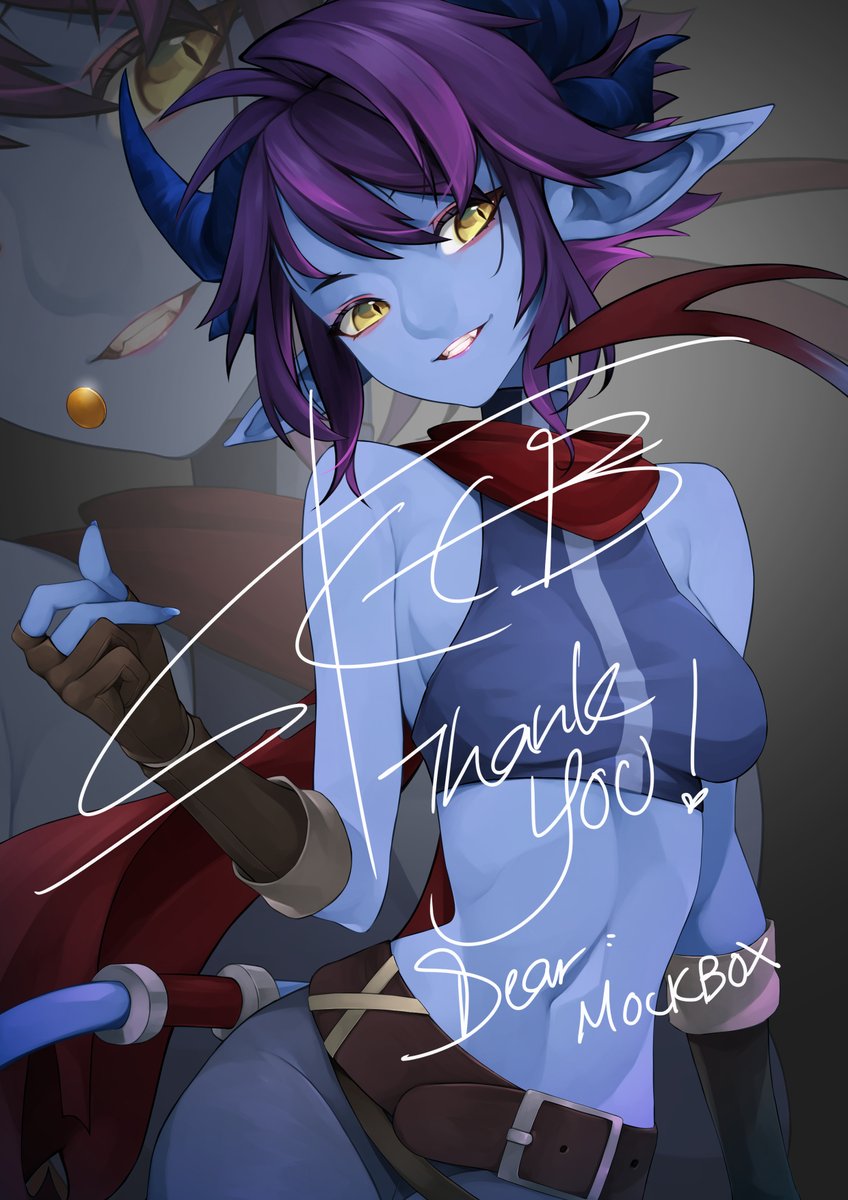 ٩(ˊᗜˋ*)و 
Recent SKEB(like) commission done YAY¬ THANKS for the support!

最近的驚喜包委託案子完成啦~感謝感謝支持！

#VGenComm #VGen #VGenOpen #Skeb #Skeb依頼募集中