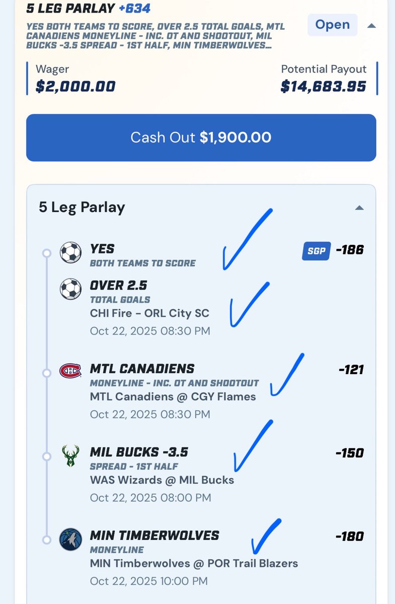 ProfitVIPs's tweet image. Last 24 hours… All free btw

$20,700 ✅

$20,800 ✅

$14,600 ✅

#ProfitBets