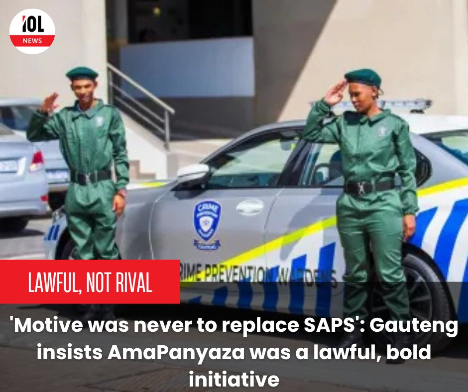 IOL's tweet image. Gauteng says the programme was designed to support and not replace SAPS, following the Public Protector’s review.
#AmaPanyaza #Gauteng #PublicProtector #SAPS #CommunityPolicing #SafetyInitiative #KholekaGcaleka #PanyazaLesufi
Read on tinyurl.com/393rcez4