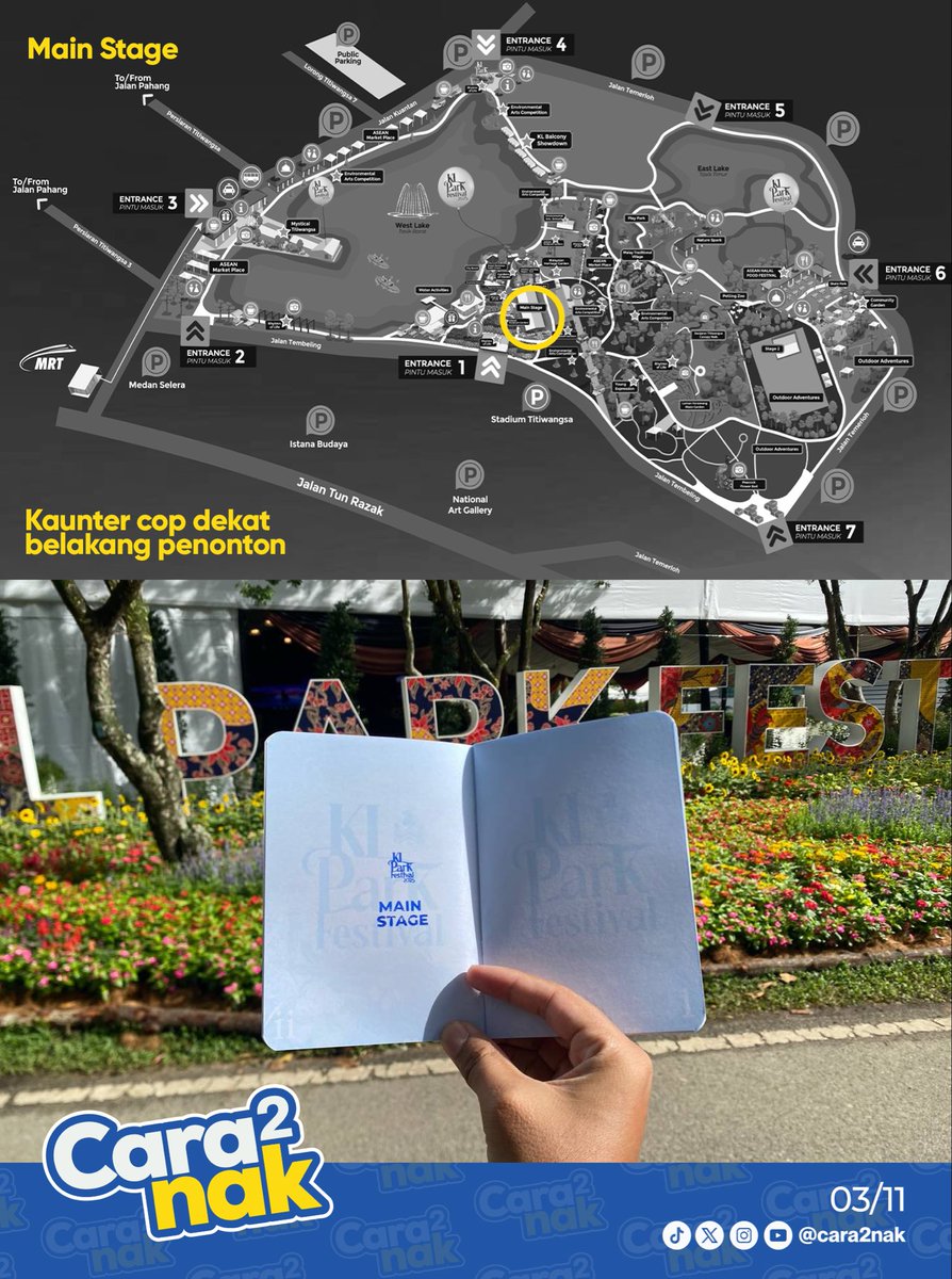cara2nak's tweet photo. PASPORT KL PARK FESTIVAL 2025 ✨ https://t.co/9k3YLczhhU