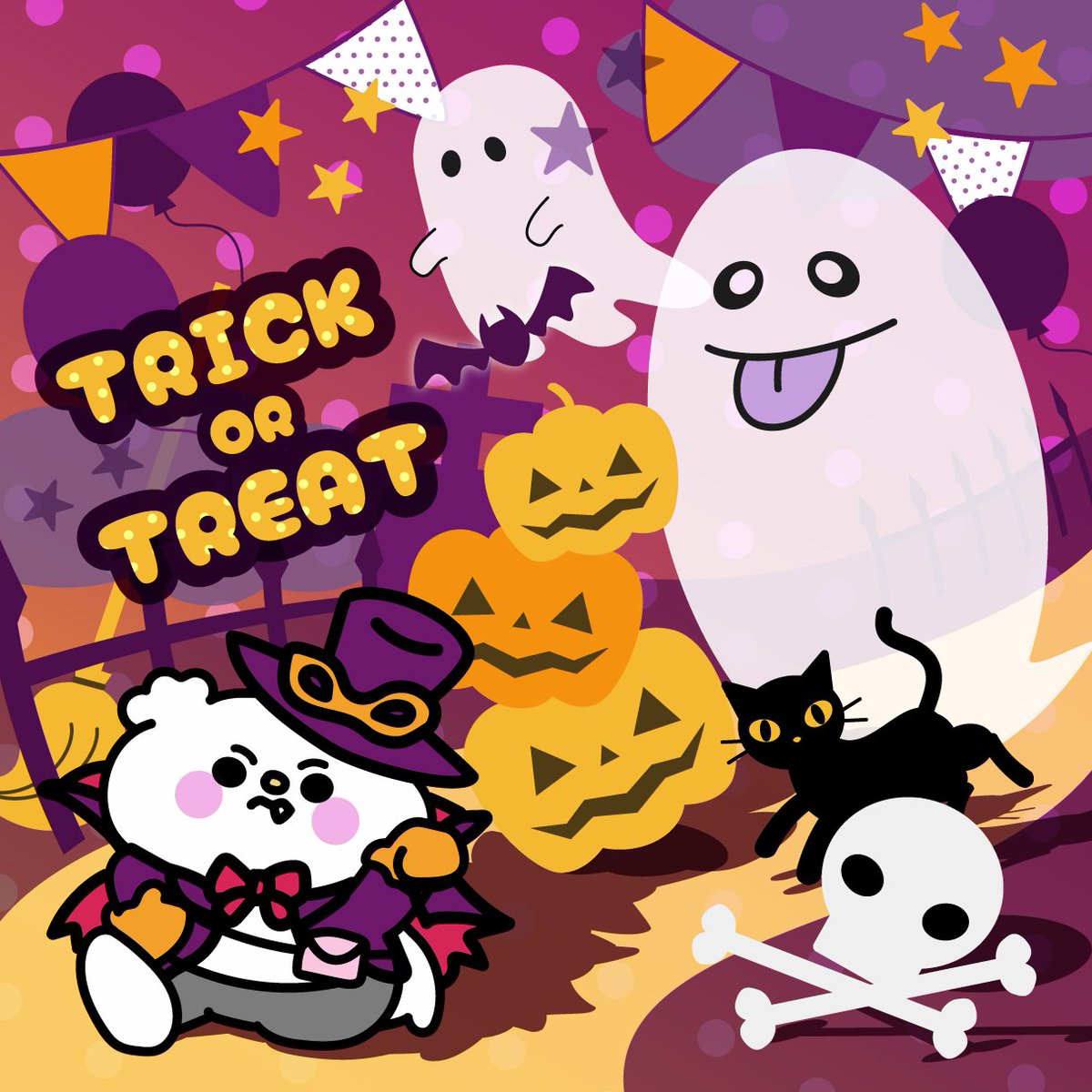 BestGift260806's tweet image. わ～い！🎃ハロウィンて楽しいね🎵
はじめて仮装して街に出てみたよ。
ぼくの仮装似合ってるかな？
🍭お菓子🍫もたくさんもらえるし、
すっごくいい日だね😊

#イエプティ #ハロウィン #オバケ