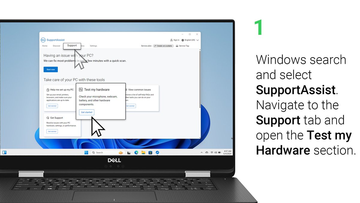 DellCares's tweet photo. 🖥️ Having video issues on your #Alienware PC?
🗜️ Run a video stress test on your system to find the problem
⬇️ It's easy to do via #SupportAssist and here's how: https://t.co/C0KXaxUxhA