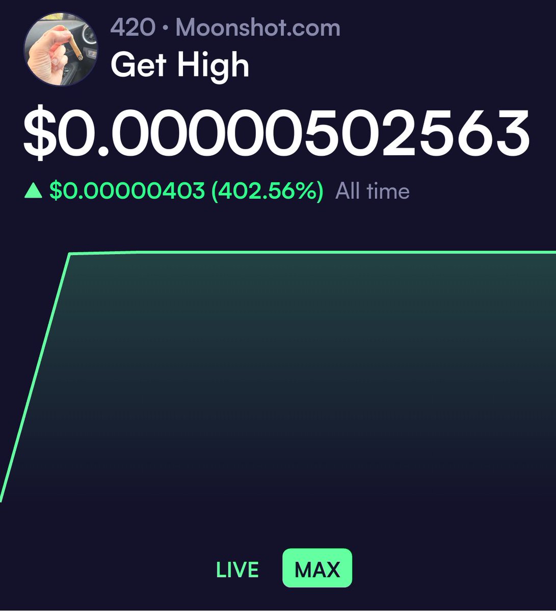 Tinatat2's tweet photo. Check out Get High on Moonshot: https://t.co/OsGn8VpBrW https://t.co/jbse7CYmId