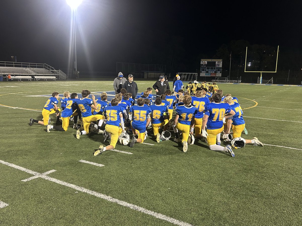 Football <a href="/MadeiraMiddle/">Madeira Middle School</a> ends with a 16-16 tie against St. Bernard. Special thanks to the coaches, parents, and players for a great season. Great job, Stangs!!!!

<a href="/KenjiMatsudo/">Kenji Matsudo</a> 
<a href="/madeiraath/">Madeira Ath Dept.</a>
