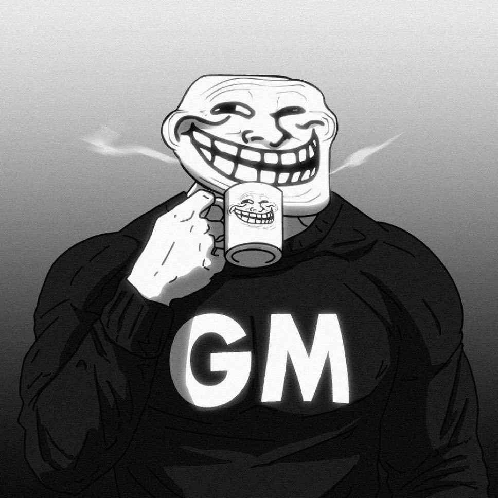 sanzo1010's tweet photo. Gm to $troll Hodlers!
Coffee time then $troll time. https://t.co/R3l4RIWk83