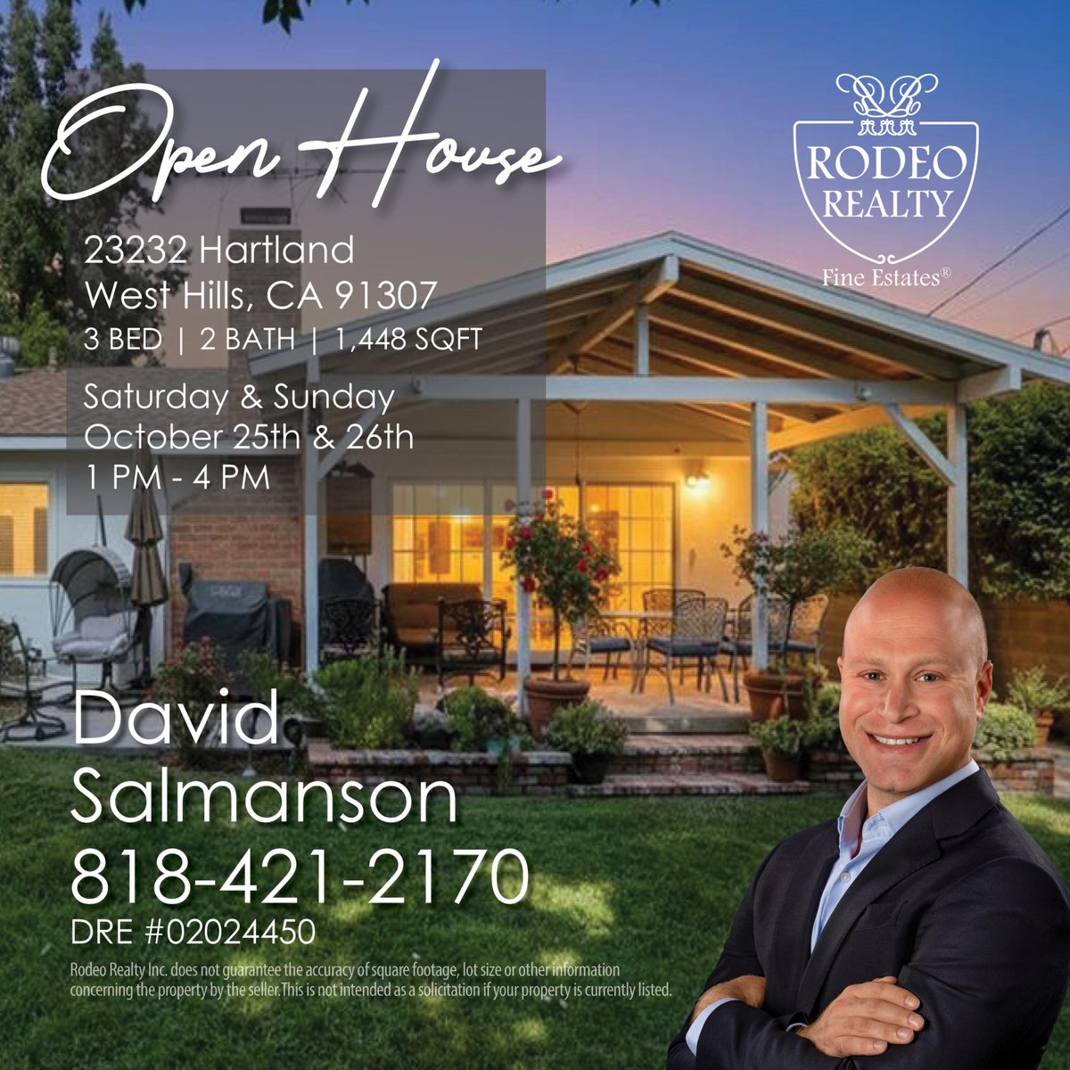 RodeoRealtyInc's tweet photo. 🏡 ✨ Join us this weekend for a journey through dream homes! Our talented agents are thrilled to welcome you to a series of captivating open houses. Explore the possibilities, discover your perfect space, and let the magic of home unfold. #OpenHouse #Calabasas https://t.co/4BhOSbn2ZL