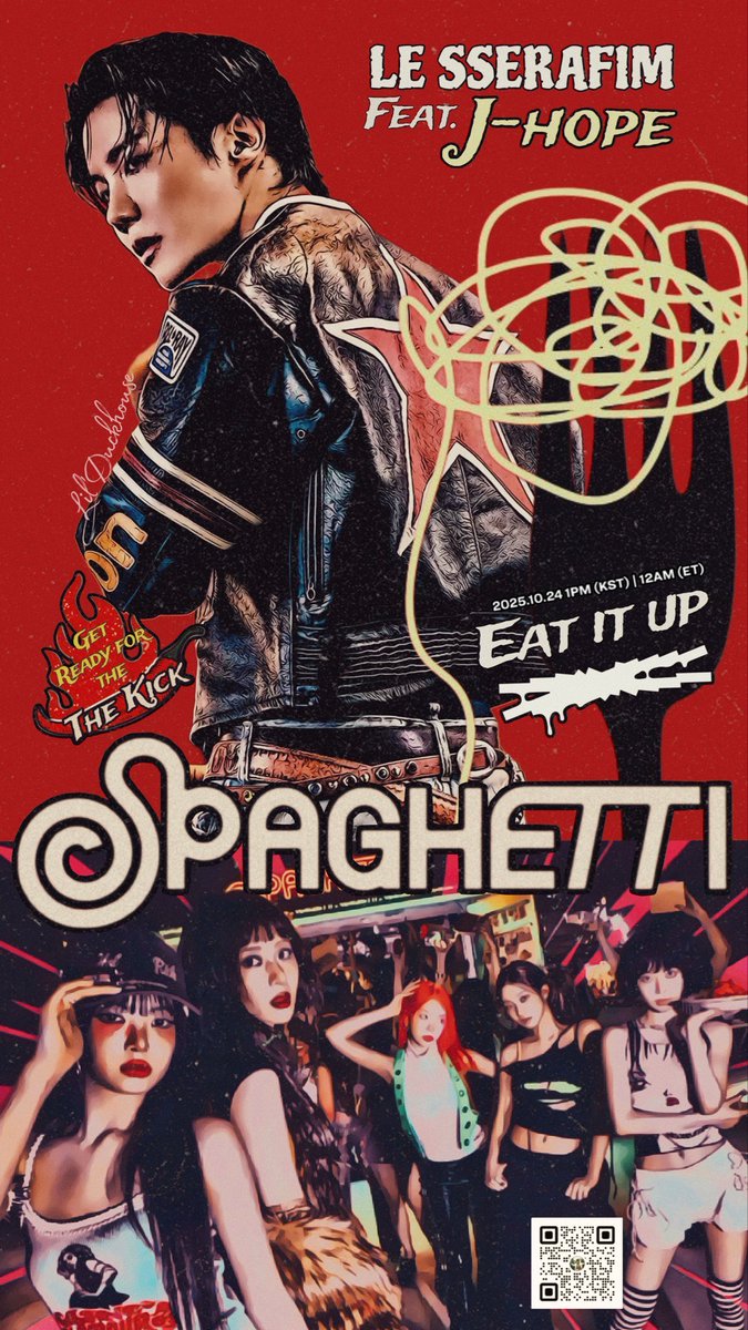RT + REPLY + FANCHANT

SPAGHETTI FT J-HOPE OUT TODAY
SPAGHETTI FT J-HOPE IS COMING
#LESSERAFIMxJHOPE
#EAT_IT_UP_SPAGHETTI