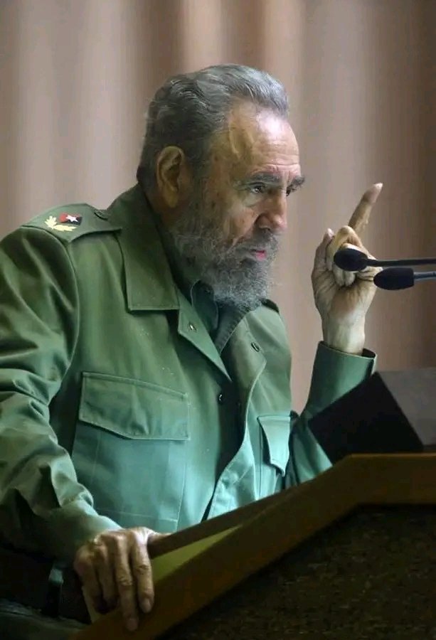"Con relación a Cuba no hay solo embargo, el embargo es una palabra  piadosa. Nosotros decimos bloqueo; pero lo que ha habido con relación a  Cuba es realmente una guerra económica, una guerra política."#Cuba. #100AñosConFidel.