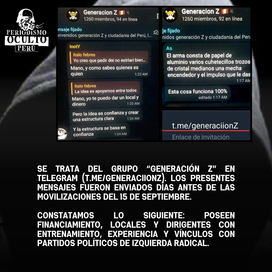 Periodismo Oculto Perú tweet media