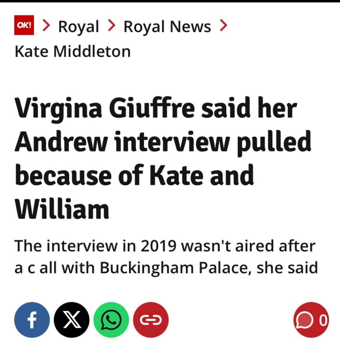 Threatened a major American network.

Stopped an interview from airing in American!

A whole continent away.

Yet they can’t release a statement asking their owned Uk media to stop racially abusing Meghan?
 
Andrew deserves protection, Harry and Meghan are fair game.

Shameful!