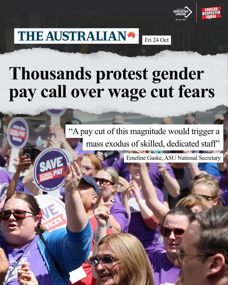 Australian Services Union tweet media