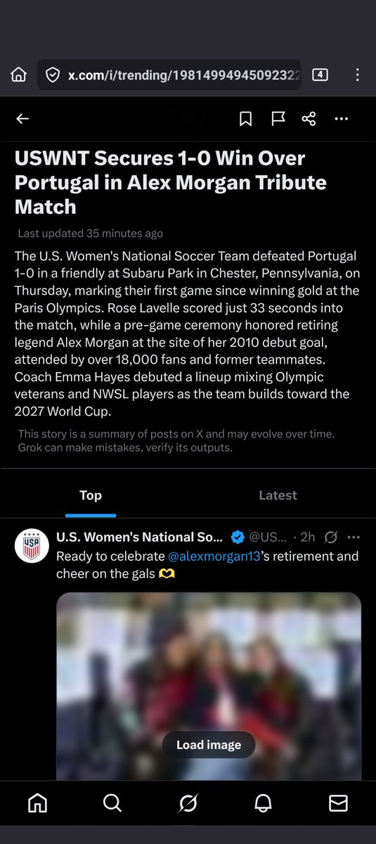 Grok sucks. AI sucks.

LFG #USWNT