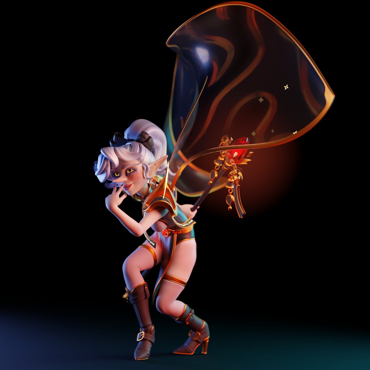 Dart_D_Chan's tweet photo. Quick render pose test - I should pay more attention to the arms joints. 😤
#blender #b3d #3DArt #3D #rig #modeling #RigCreator #oc #3dcharacter #WIP https://t.co/NUs9OW24qQ
