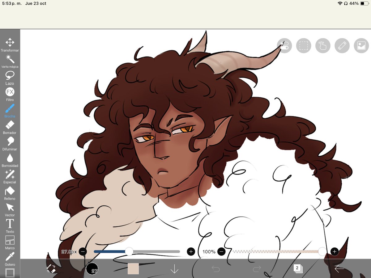 Thing I was doing in the middle of class till my pen died, art blocks been a bitch💔