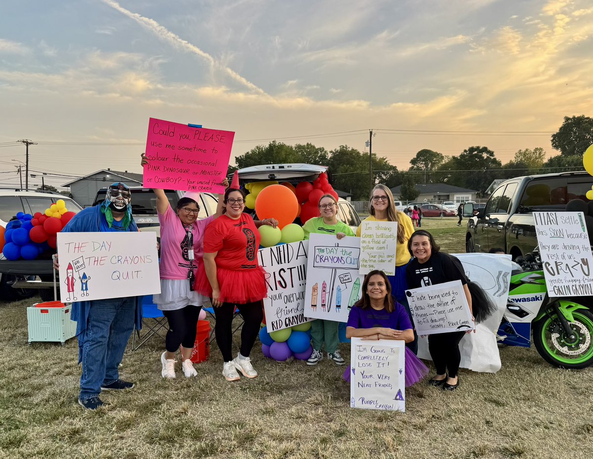 Mariellena (@mariellena21) on Twitter photo ๐๏ธ Trunk or Treat was a blast! Our 4th grade team brought โThe Day the Crayons Quitโ to life โ colorful, creative, and full of fun! ๐๐๐ <a href="/fmgilbert/">F.M. Gilbert Elementary</a> #TrunkOrTreat #TheDayTheCrayonsQuit #4thGradeFun ๐๏ธ Trunk or Treat was a blast! Our 4th grade team brought โThe Day the Crayons Quitโ to life โ colorful, creative, and full of fun! ๐๐๐ <a href="/fmgilbert/">F.M. Gilbert Elementary</a> #TrunkOrTreat #TheDayTheCrayonsQuit #4thGradeFun