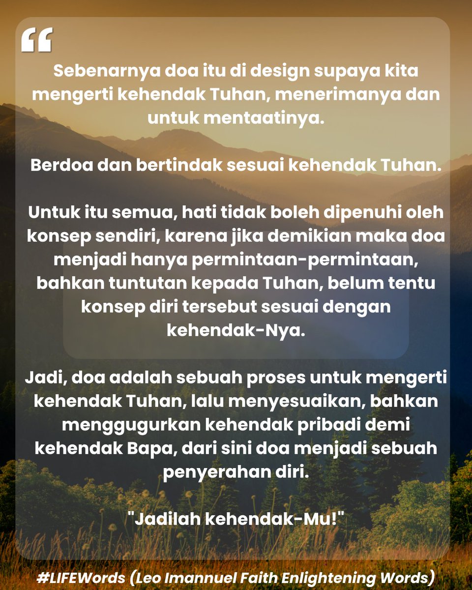 #LIFEWords (Leo Imannuel Faith Enlightening Words)