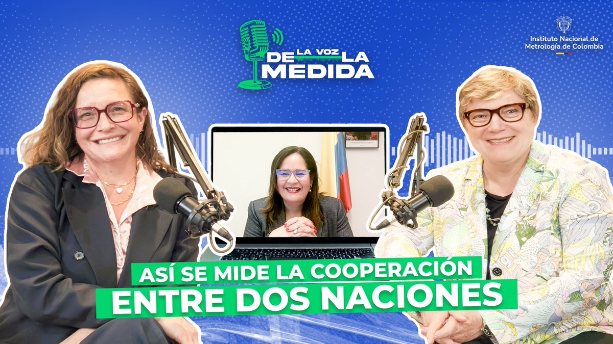 Te invitamos a escuchar #LaVozDeLaMedida el podcast del <a href="/INMdeColombia/">Instituto Nacional de Metrología - INM de Colombia</a>.
En este episodio descubrirás cómo la #Cooperación entre #Colombia y #Alemania fortalece la #InfraestructuraMetrológica del país. Encuéntralo Spotify: open.spotify.com/episode/1YlSVG… o YouTube: youtu.be/7p-MTfU5Mxk