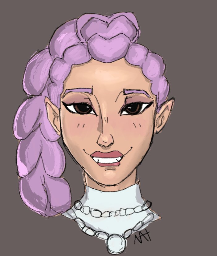 NatDrawz's tweet image. I drew Rumi for her birthday!!