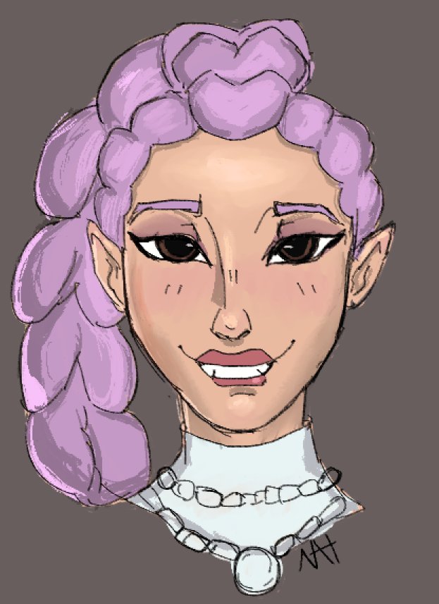 NatDrawz's tweet image. I drew Rumi for her birthday!!