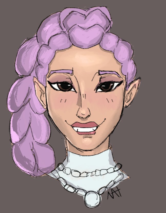 NatDrawz's tweet image. I drew Rumi for her birthday!!