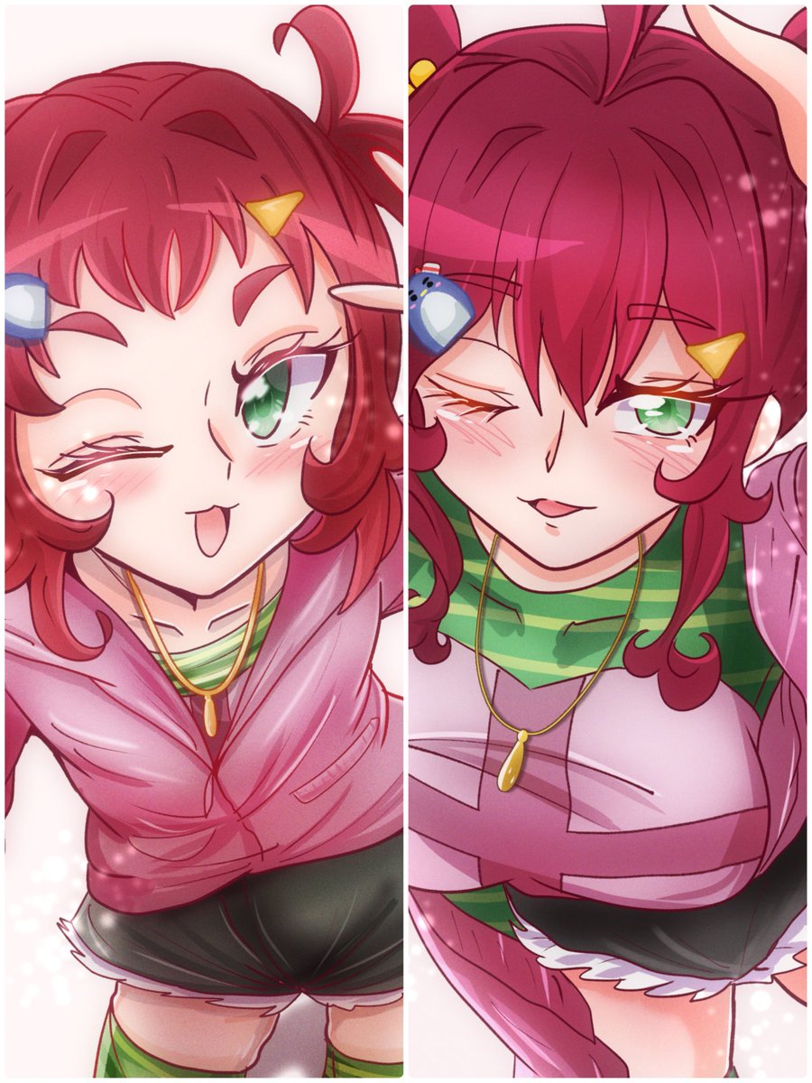 rinko様 おはよ～華金がんばって～🩷 赤い制服コス🩷 #制服コスプレ