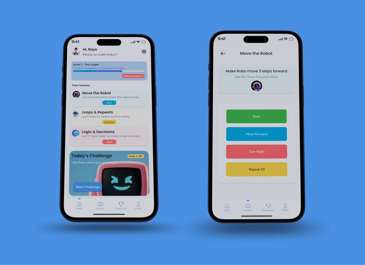 suliahrayo's tweet image. hng stage 1!
I designed a mobile coding app for kids and an artificial intelligence e-commerce bot.🩷🫡