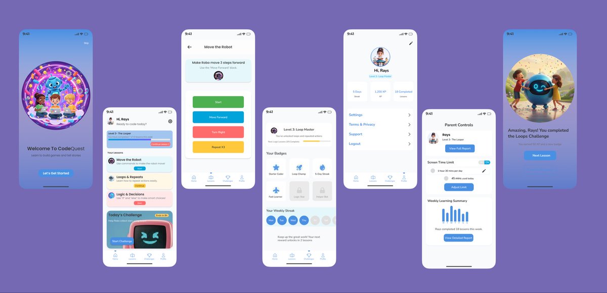 suliahrayo's tweet image. hng stage 1!
I designed a mobile coding app for kids and an artificial intelligence e-commerce bot.🩷🫡
