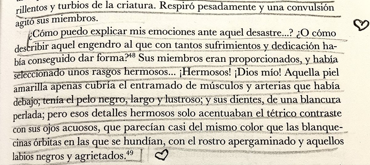 AlmaDeliaMC's tweet image. Sé que predico en el desierto, pero sería precioso leer el #Frankenstein de Mary Shelley —la muchachita que creó este portento de personaje—antes de ver otra adaptación cinematográfica.
Ejemplo: creo que el imaginario se adaptó a esta representación y anuló lo que Shelley propone
