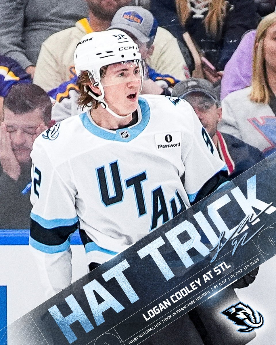 First natural hat trick in franchise history goes to Cools! 🔥🙌