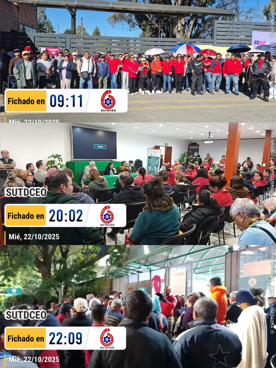 SUTDCEO1's tweet photo. Histórico precedente sindical.
La jueza Milene Montero Álvarez, del Tribunal Laboral Federal de Asuntos Colectivos de la CDMX, escuchó de viva voz las necesidades y rezagos laborales del magisterio del @Conalep_MX en Oaxaca.

Un hecho sin precedentes en más de 20 años. https://t.co/CGVqthMxeR