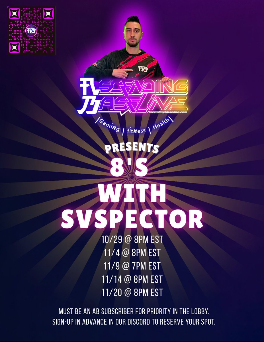 Join us in the coming weeks for custom 8's with <a href="/Svspector/">Ayden</a>! 

#HaloInfinite