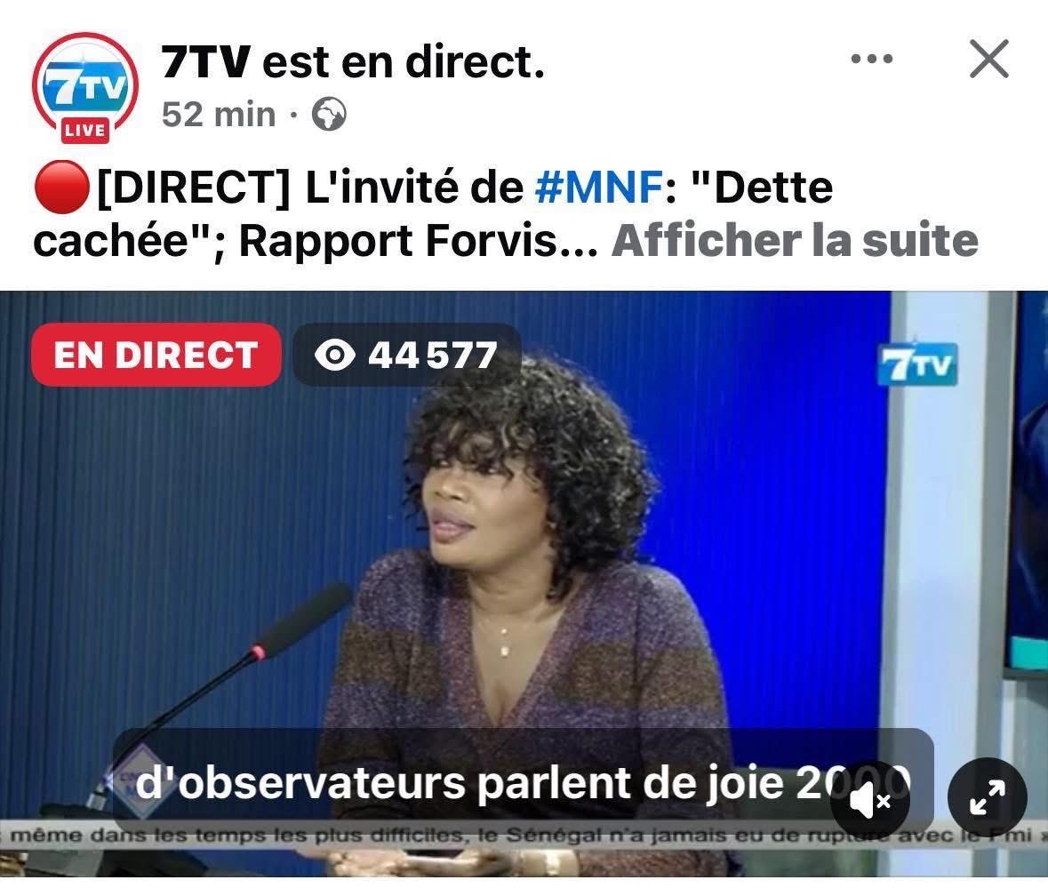 pacoamina85's tweet photo. Émission sur commande, MNF a acheté des vues pour se donner un crédit qu’elle n’a pas . @Macky_Sall a t’il déboursé de l’argent volé ? . @7tvOfficielle 🤣 https://t.co/MChWkhUzlS